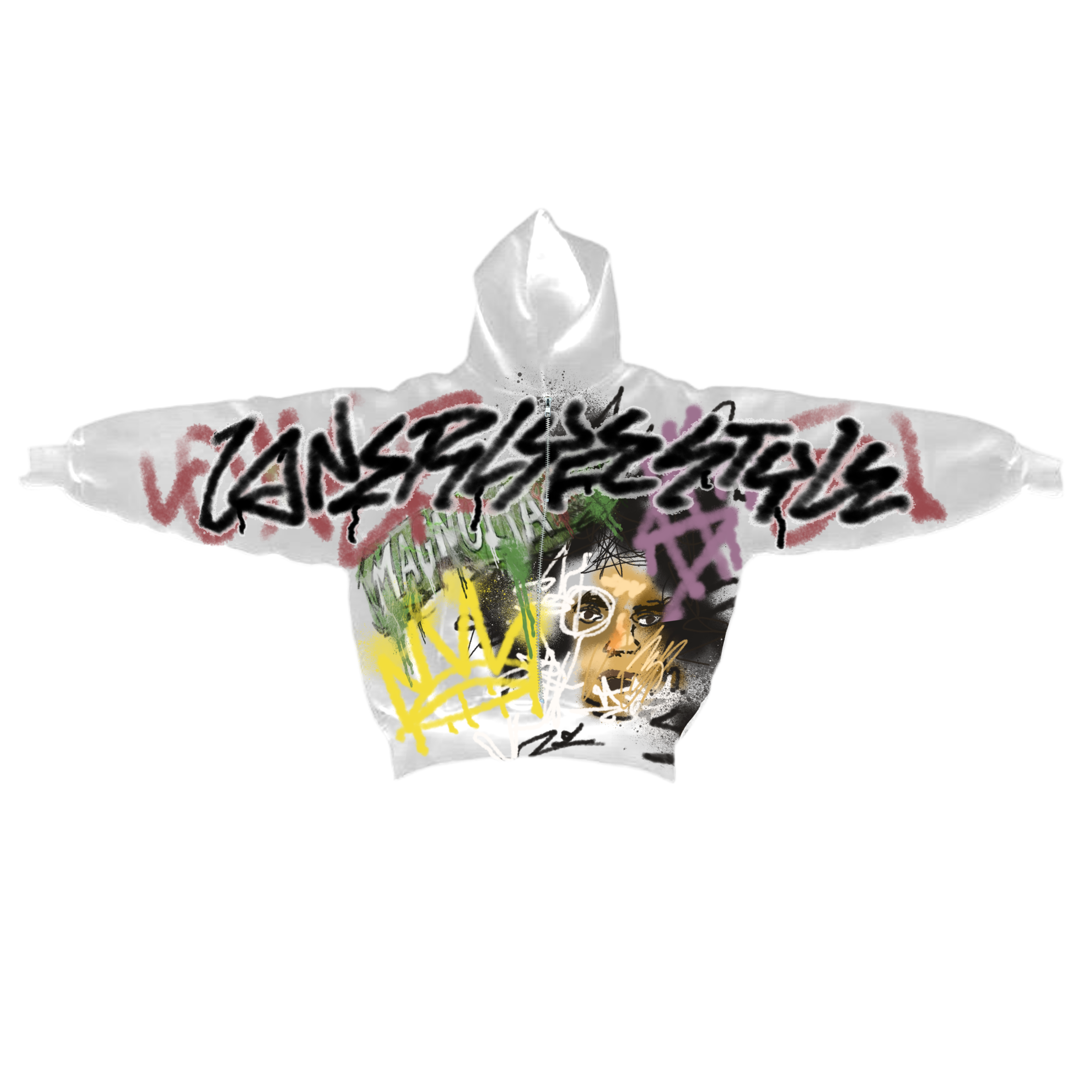 Lonerlyfestyle Graffiti Zip-Up *PREORDER