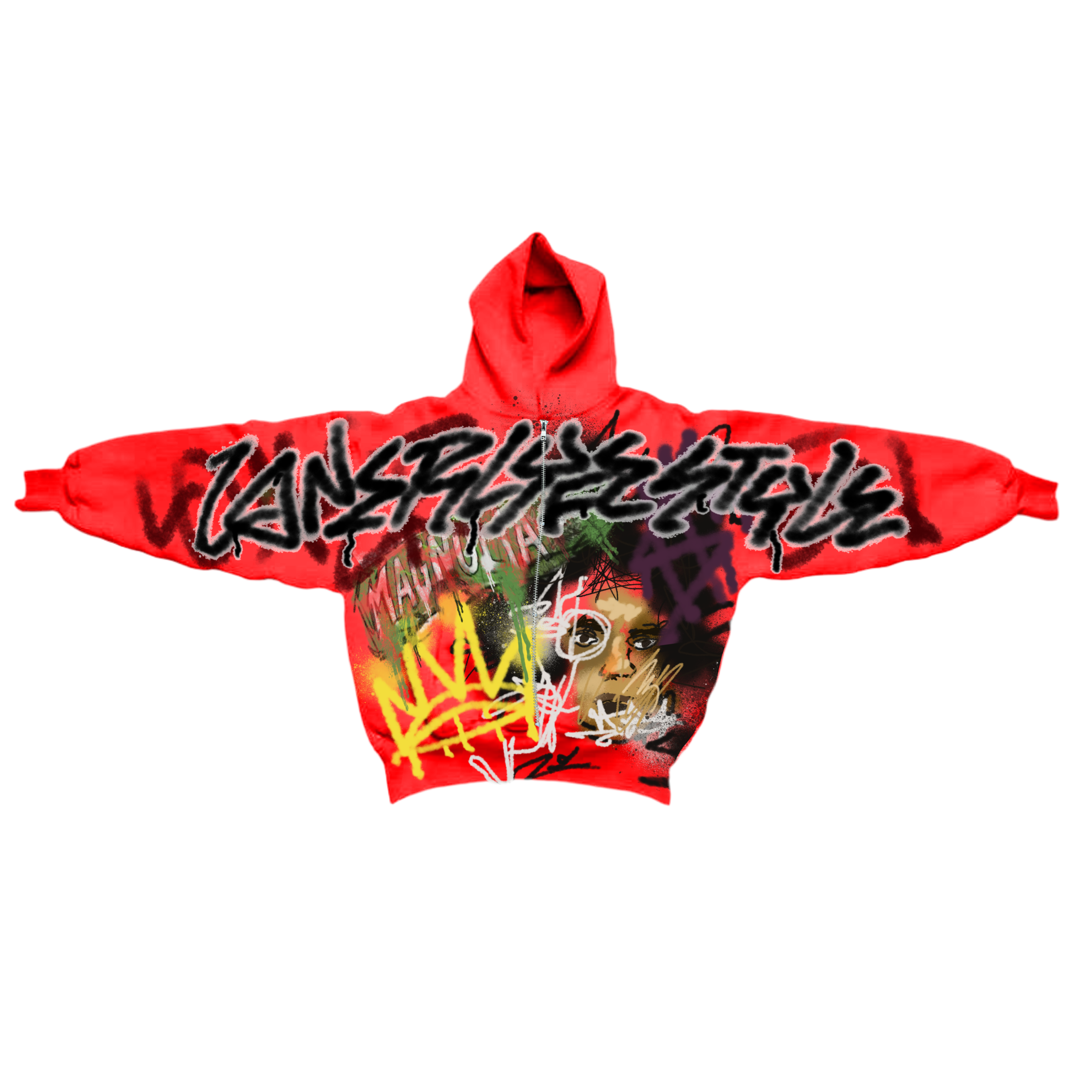 Lonerlyfestyle Graffiti Zip-Up *PREORDER