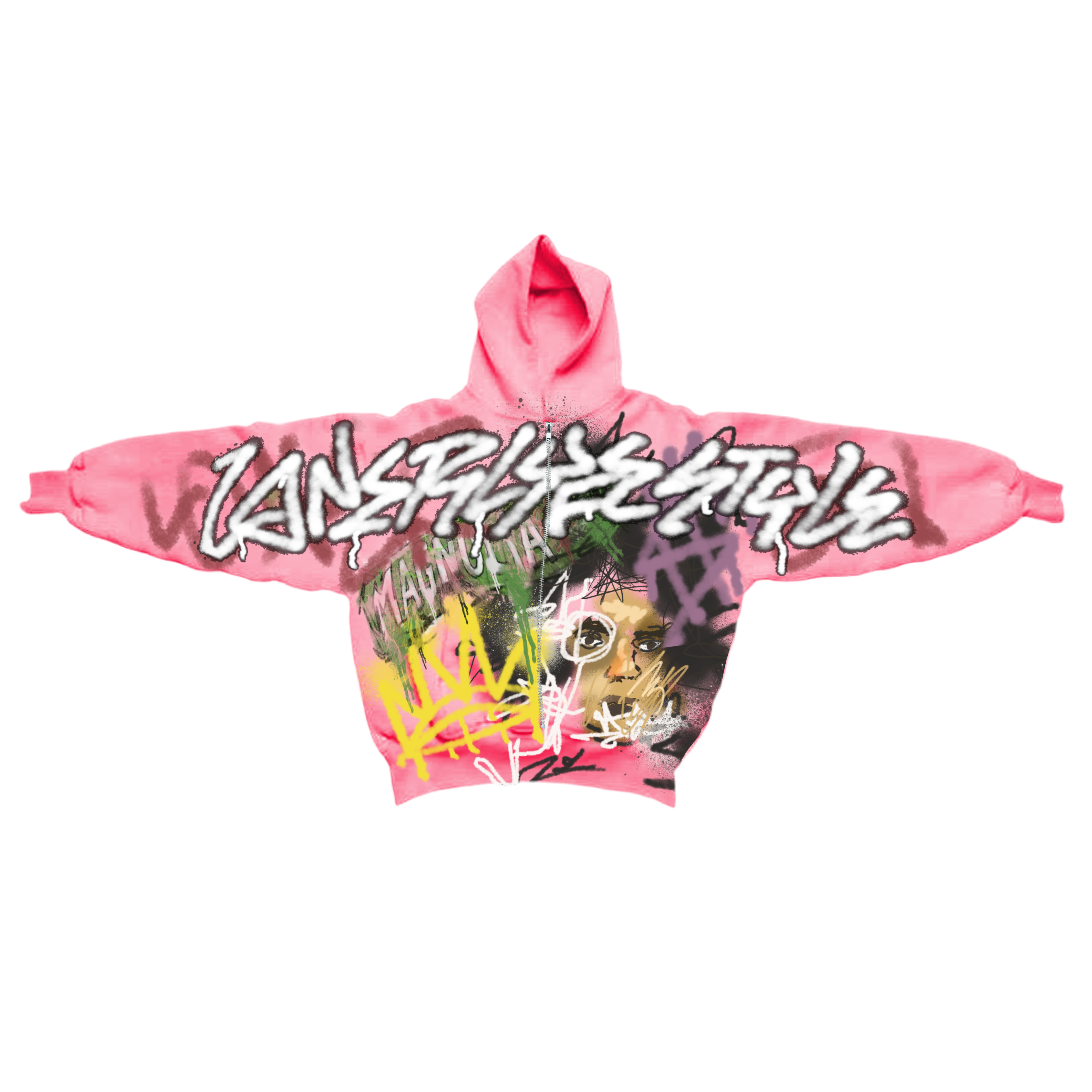 Lonerlyfestyle Graffiti Zip-Up *PREORDER